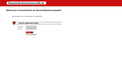 Desktop Screenshot of kunden.registrierungsstelle.de